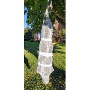 New 72 Inch Halloween Cocoon Outdoor Decorations, Scary Hanging Cocoon Corpse